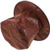 MAGICLULU Cappello da Mago per Uomo, Alto e Vintage, in Stoffa Marrone Caffè, Mantiene la Struttura, Accessorio Elegante per Feste e Travestimenti