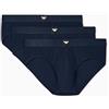 EMPORIO ARMANI Slip Uomo, AR.Blu/AR.Blu/AR.Blu, M