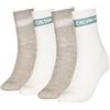 Calvin Klein Giftbox Stripe Logo Calzini Crew (Pacco da 4) Donna