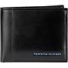 Tommy Hilfiger Sw-915675-blk Pelle Portafoglio Bi-Fold, Black Cambridge, Sottile, Taglia Unica Uomo