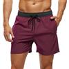 Arcweg Pantaloncini da Bagno Uomo Asciugatura Veloce Calzoncini da Bango Mare Beach Costume da Bagno Fodera Rete con Taschino e Coulisse Trunks