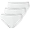 Schiesser Damen 3 Pack Slip Unterwäsche mit Spitze Baumwolle Mix-Multipacks Mutande da Uomo, Bianco_182908, 44 Donna