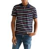 Wrangler - Camicia Uomo - vestibilità Regular - Stripe Polo Shirt - Forget Me Not