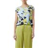 comma 2163169 T-Shirt, Blu, 48 Donna