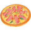 BESPORTBLE Pizza di Salsiccia Realistica in Pvc, Giocattolo per Esposizione e Decorazione, per Vetrine di Ristoranti e Giochi di Cucina