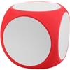 ORFOFE Dado Gigante in Spugna Rosso 10cm Scrivibile per Giochi DIY | Leggero e Facile da Impugnare, per Bar e Riunioni Familiari, Blocco Morbido per Attività Creative