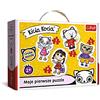 Trefl 36088 L'allegro gattino Kicia Kocia da 3 a 6 pezzi, 4 set, Baby Classic, per bambini dai 2 anni in su, puzzle