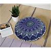 AVA Collections Copricuscino (Star Mandala- Viola Blu)