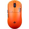ATK Dragonfly A9 Air+ Mouse Gaming Wireless - Arancione tramonto | Ultraleggero 47 g, Sensore PAW3955 Master, 50.000 DPI, 8.000 Hz, Batteria 300 h, 2 modalità 2.4G/Cablato, per PC
