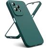 Generico Custodia Compatibile con HONOR 200 Lite 5G LLY-NX1 schermo display 6.7 COVER case copertura soft GEL SILICONE protezione flessibile matte MORBIDA TPU (Verde bosco)