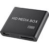 SALALIS Mini Lettore Multimediale Full HD 1080P Box Supporto RMVB MP3 USB AVI MKV lettore multimediale mini hd media player usb hdmi Dimensioni Ridotte lettore Hifi & Audio