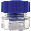 P.b. Pharma Frantumapillole 2 Scomparti Base Trasparente Coperchio Blu 5,4x3,3x4,7cm 1 Pezzo