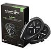 INTERPHONE LINK - Doppio - Interfono Bluetooth da Casco per Moto, Uso Pilota - Pilota, Distanza 300Mt, Autonomia Fino a 20 Ore, Mp3, GPS, Impermeabile, Universale.
