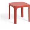 Nardi Tavolino Net Table 40 Corallo Opaco Polipropilene