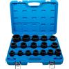 BGS 5242 | Set di bussole | 20 mm (3/4) | 19 - 55 mm | 17 pz.