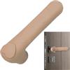 Generic Copri Maniglia in Silicone, Copertura di Sicurezza per Maniglia della Porta, Protettore Antiurto a Motivo Cuore per Sicurezza Bambini su Maniglie Piatte Quadrate per Feste