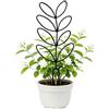 Generico Plant Climbing Trellis Set - ABS 38x15cm | 2pcs Ivy Support Frame, Decorative Vine Plant Trainer, Honeycomb Leaf Trellis For Potted Plants Garden Balcony Decoration | Garden Use