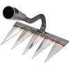 Generic Rastrello per zappa, rastrello da giardino per coltivare, rastrello per artigli, Rastrello per unghie a sei denti, rastrello a mano da giardino, facile da usare, strumento per rastrello a mano per