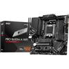 MSI PRO B650M-A WIFI Scheda madre Micro-ATX - Supporta i processori AMD Ryzen della serie 7000, AM5 - DDR5 Memory Boost 6000+MHz/OC, 2 slot PCIe 4.0 x16, 2 slot M.2 Gen4, Wi-Fi 6E