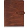 Londo Custodia in Vera Pelle per Tablet per iPad Air 11 Pollici, iPad Pro 11 e iPad - Case con Due Scomparti per Carte e Portapenne/Apple Pencil in Pelle