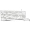 Bluestork Set Composto Da Tastiera E Mouse Cablati - 15 Tasti Di Scelta Rapida Multimediali - Bluestork - Media Office - PacK-MediA-Offw/fr - Azerty