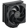 Cooler Master Hyper 212 Black CPU Air Cooler, ventola SickleFlow 120 Edge PWM, coperchio superiore in alluminio, 4 tubi di calore in rame, altezza 152 mm, AMD Ryzen AM5|AM4, Intel LGA 1851|1700|1200