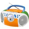 Dual - Boombox portatile P 70 Multicolore Stereo, AUX-In, CD, CD-R, CD-RW