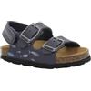 Lumberjack BING: Bambino, Sandali, Blue Scuro, Simil Pelle spazzolata- 25