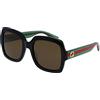 Gucci Occhiali da Sole GG0036SN Black/Brown 54/22/140 donna