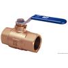 Osculati Valvola a sfera GUIDI marrone F-F, a passaggio totale 1/2" Osculati 17.557.02