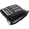 OEM Telefono con tasti grandi e facili da usare - Tastiera di grandi dimensioni e pratica - Display LCD personalizzabile - Telefono per anziani, facile da usare - Funzione vivavoce - Colore: nero, materiale: plastica