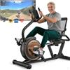 StarTech Cyclette da allenamento - Attrezzatura per l'allenamento a casa - Resistenza magnetica a 16 livelli - Supporta fino a 150 kg - Display retroilluminato - Bluetooth - Allenamento cardio indoor