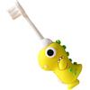 Generic Spazzolino da denti per bambini - Spazzola manuale per addestramento manuale, setole morbide sicure per bambini 2 ai 3 ai 5 6 anni, divertente manico con design a dinosauro, impugnatura ergonomica