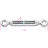BETA TOOLS 8005Z M5 TENDITORI 2 OCCHI (3/16) Z M5