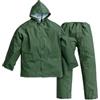 NW ANTINFORTUNISTICA GIACCA+PANTALONE PVC VERDE TG.M