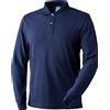 NW ANTINFORTUNISTICA POLO PIQUET SNAPPY M/L BLU TG.S