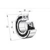 FAG 3210-BD-XL-2Z-TVH FAG 50x90x30,2