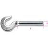 BETA TOOLS 8003ZD M5 GANCI DESTRI ZINCATI (3/16) ZD M5