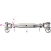 BETA TOOLS 8210 M8 TENDITORI TUBO 2 FORC. INOX M8