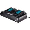 MAKITA CARICABATTERIA DC18RD x batterie Li-ion 7,2-18V (doppio9