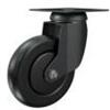 ROCARR RUOTA D.80 SUPP.PIAS.GIR vern.nero. RUOTA NYLON NERO C/PAR. PLAS.NERA