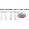 CEBO SPAZZOLA CIRC. D.60x15 GAMBO 6x25