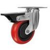 ROCARR RUOTA D.80 SUPP.PIAS.GIR CROMATO C/FR. RUOTA NYL/POL ARANC. C/PAR. PLAS.NERA