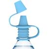 Generic Top per bottiglie in silicone, adattatore per beccuccio anti-fuoriuscita, tappo per bottiglia d'acqua anti-fuoriuscite per l'alimentazione al biberon | Adattatore per beccuccio senza graffi per i
