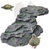 kathson Rampa rampicante per Tartaruga, rampa rampicante per rettili, terrazza, Acquario, Ornamento roccioso, Decorazione paesaggistica per Rane e tritoni (Dimensioni Medie: 20,1 x 8,3 x 7,9 cm