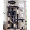 Globlazer S65 Tiragraffi Stabile per 2/3/4 Grande Gatti Maine Coon 165cm