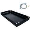 Generico Turtle Habitat Box - Vasca Da Bagno Impermeabile Per Piscina Per Animali Do | Habitat 'acquario Delle Tartarughe | Habitat Pieghevole Per Tartarughe Acquatiche, Casa, Soggiorno, Giardino Esterno