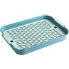 Evenoonest Lettiera per animali domestici, lettiera per conigli e porcellini d'India, con design a griglia, in plastica ABS, angolo liscio, per piccoli animali (B)