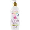 OGX Crema Capelli Frizz Defying + Coconut Miracle Oil Air Dry Cream, Crema idratante capelli per un'asciugatura all'aria effetto anticrespo, Trattamento capelli danneggiati, secchi o crespi, 177 g