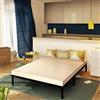 Baldiflex Materasso per Divano Letto Brio Pronto Letto, con Piega su Seduta, Ortopedico, ergonomico, Anallergico, 140x190x10cm